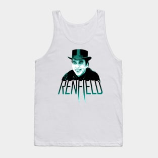 Renfield movie Nicolas Cage as count dracula fan works graphic design by ironpalette Tank Top